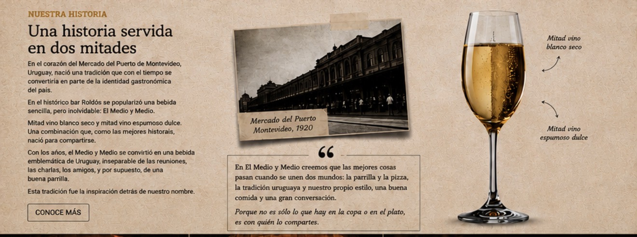 Nuestra historia - El Medio y Medio